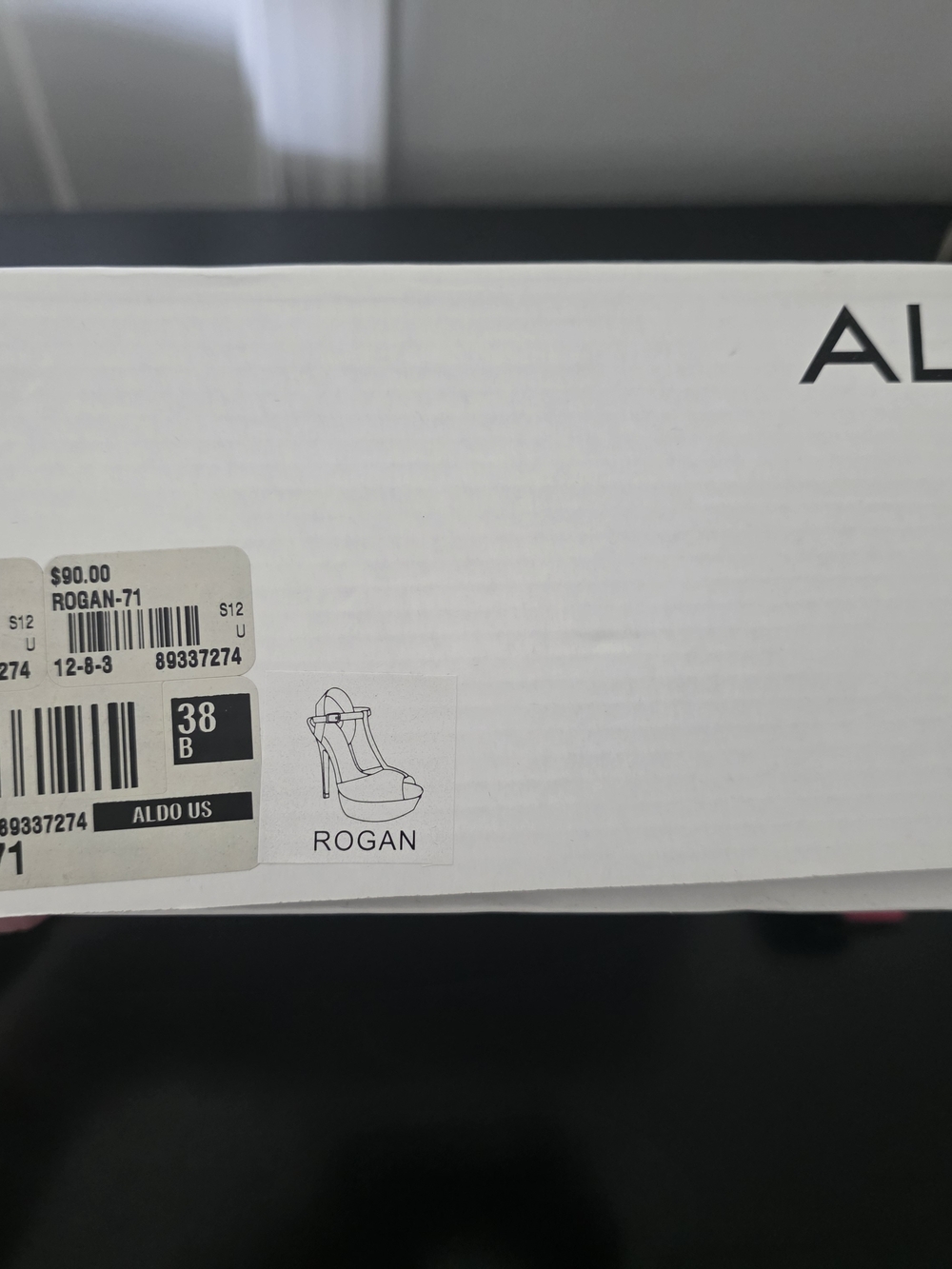 ALDO Gold and Cream T-Strap Peep-Toe Heels - Picture 9 of 9